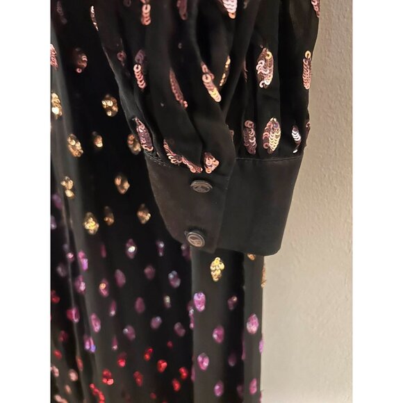 NWT $1720 Temperley London Wendy Sequin Jumpsuit Rainbow Size US 2 - Picture 6 of 8